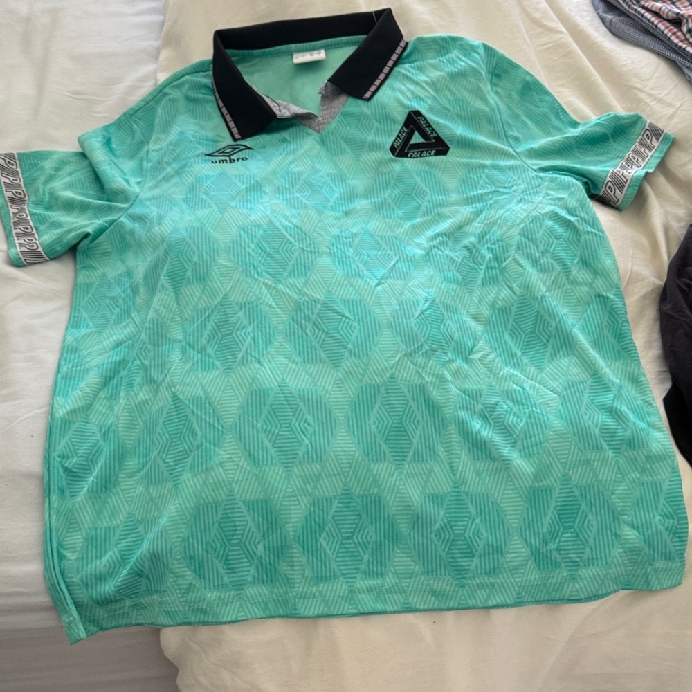 PALACE Mint Green Geometric Men's Jersey
